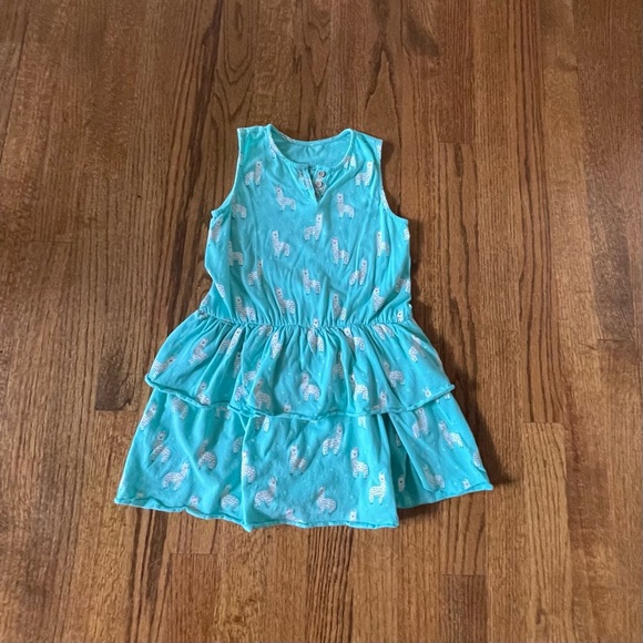 EGG Susan Lazar Llama Briana Ruffle Dress, Size 5 - Picture 2 of 7